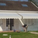 Fin travaux store banne